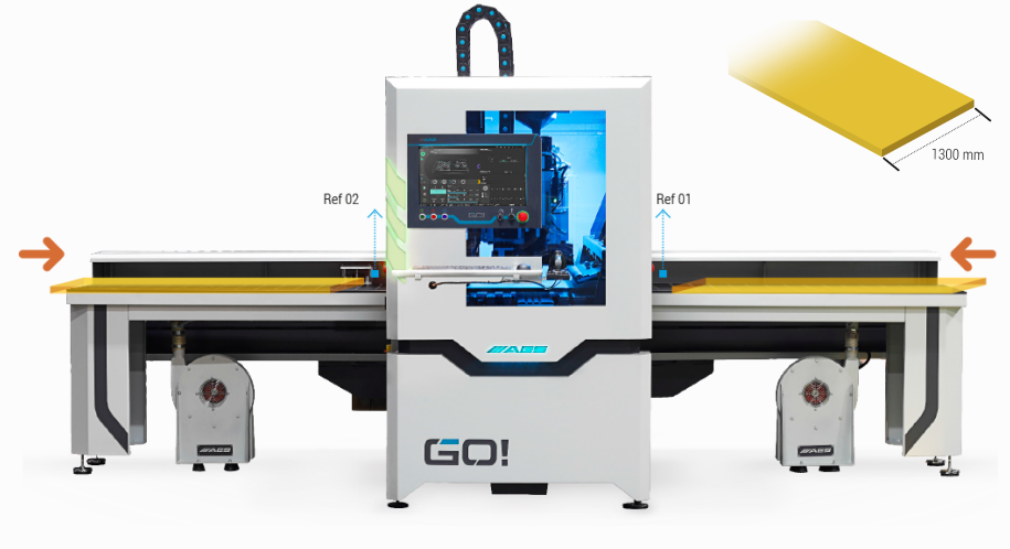 Centrul de găurire CNC AES GO! 1300