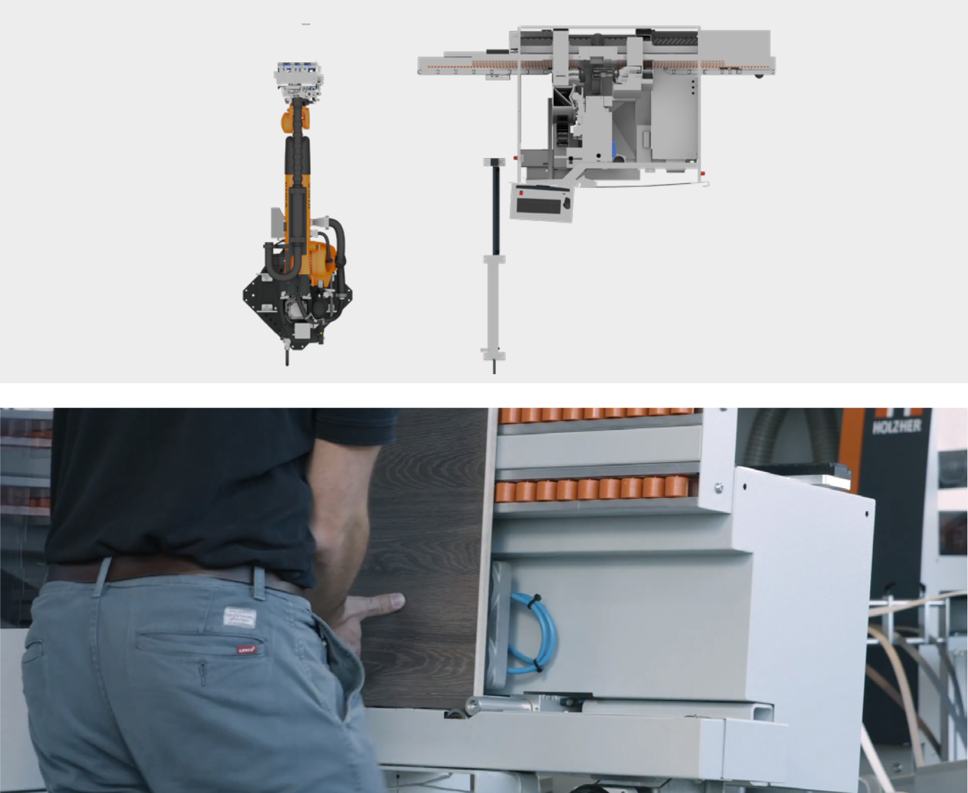 CELULA ROBOT GÂNDITĂ MANUAL