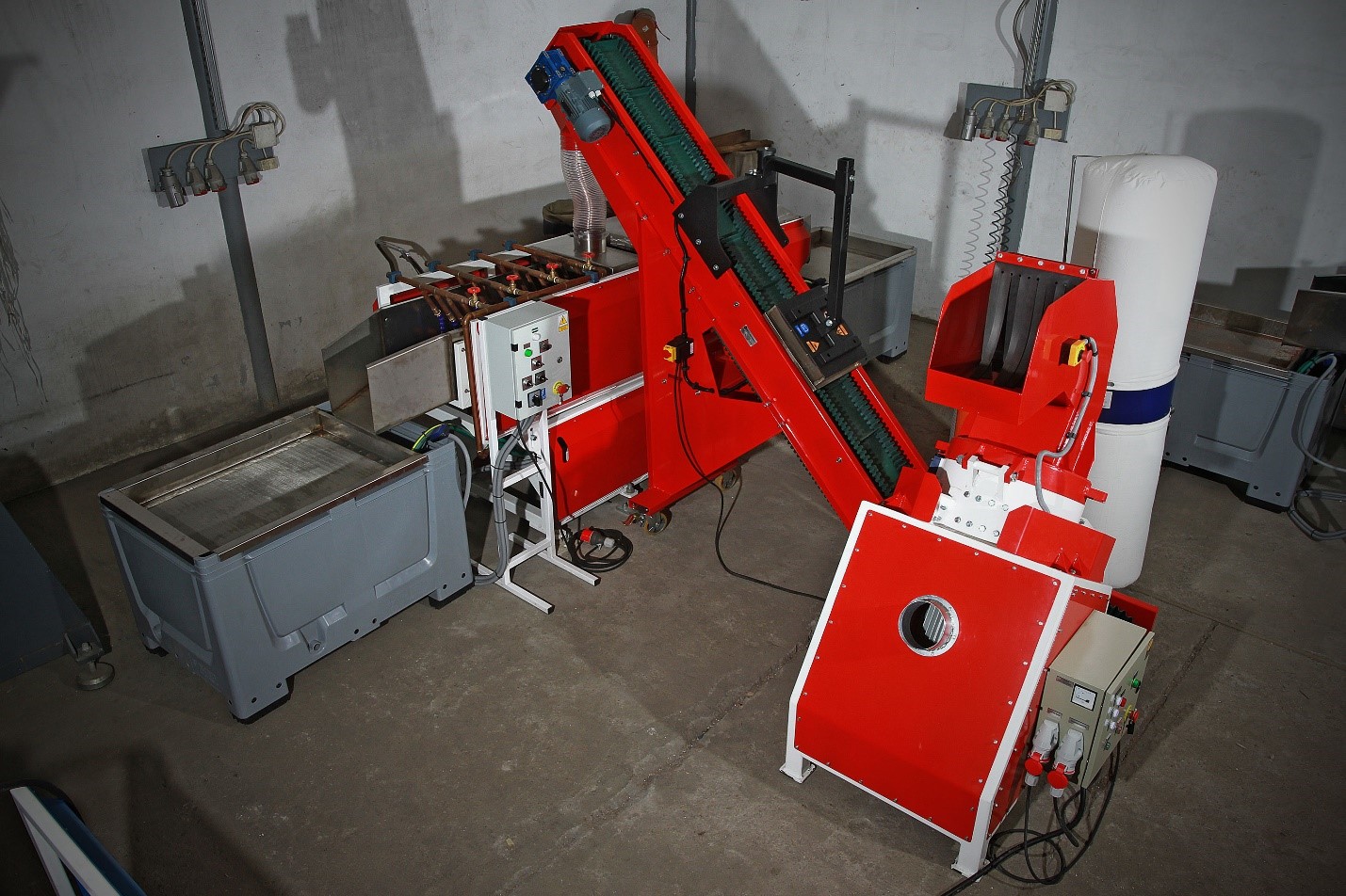 Linie de reciclare cabluri Mod. LRK 100